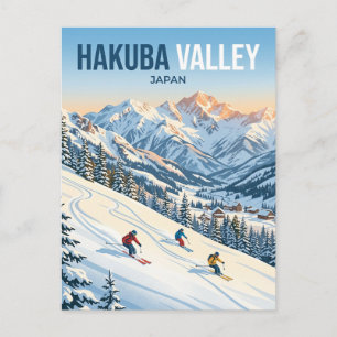 Carte Postale Station de ski de la vallée de Hakuba Japon