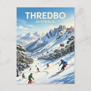 Carte Postale Station de ski de Thredbo Alpine Australie