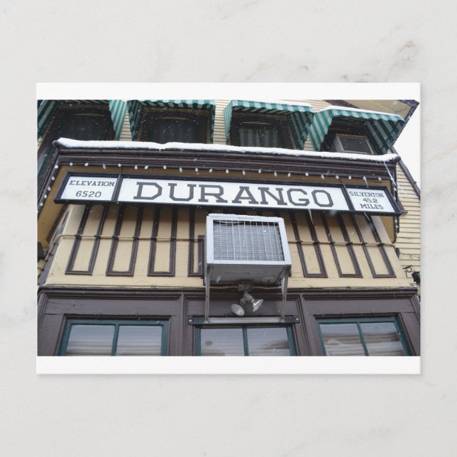 Carte Postale Station de train à Durango, le Colorado (Devant)