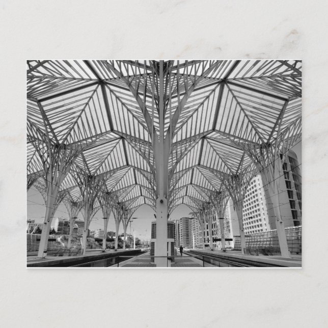 Carte Postale Station de train de l'Orient à Lisbonne (Devant)