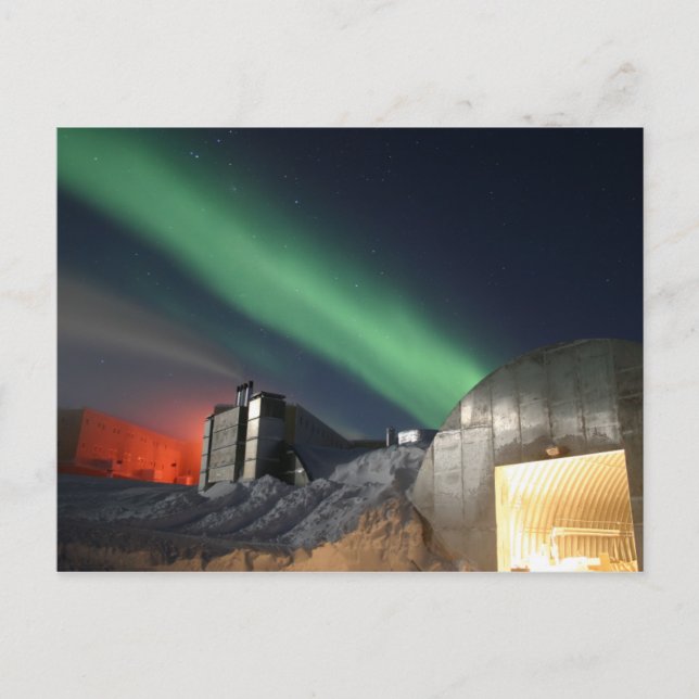 Carte Postale Station du Pôle Sud Amundsen-Scott, Antarctique (Devant)