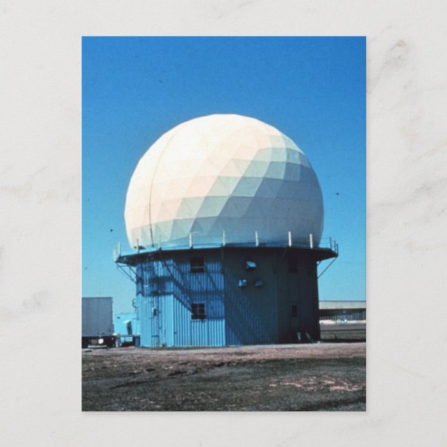 Carte Postale Station radar météorologique Doppler - Norman (Devant)