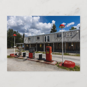 Carte Postale Station-service de l'Alaska Highway au Canada