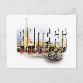 Carte Postale Station-service Old Conoco, Texas - Route 66