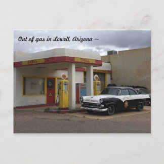 Carte Postale Station-service vintage en Arizona