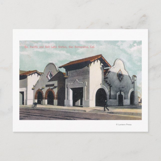 Carte Postale Station Southern Pacific & Salt Lake (Devant)