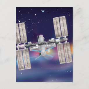 Carte Postale Station spatiale internationale
