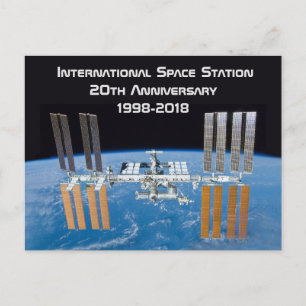 Carte Postale Station spatiale internationale ISS 20e anniversai