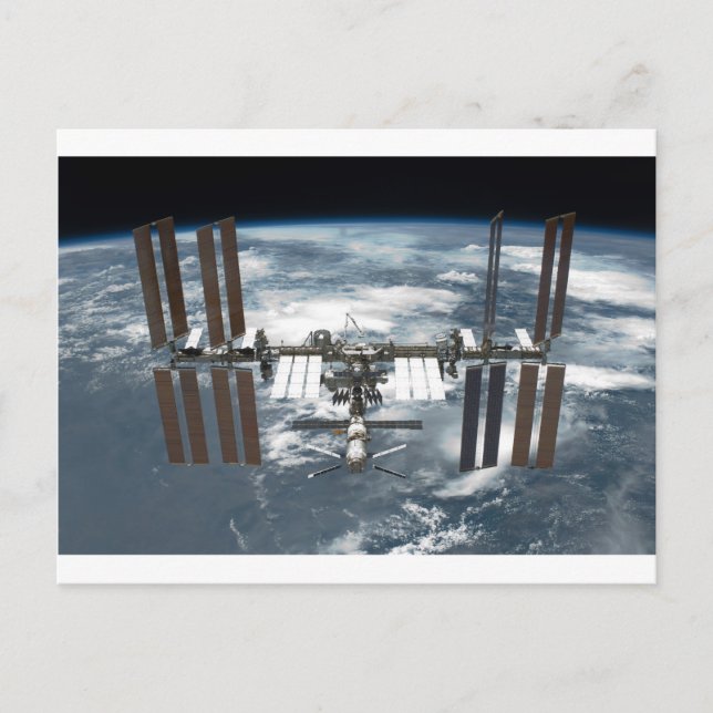 Carte Postale Station spatiale internationale ISS, Endeavor 2011 (Devant)