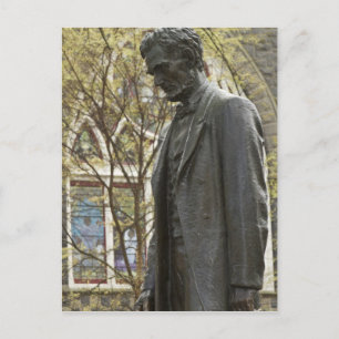 Carte Postale Statue d'Abraham Lincoln, Portland, Oregon