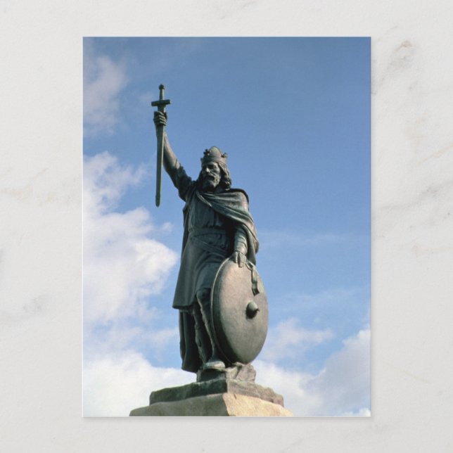 Carte Postale Statue d'Alfred le Grand (Devant)