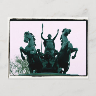 Carte Postale Statue de Boadicea - Pont de Westminster - London 