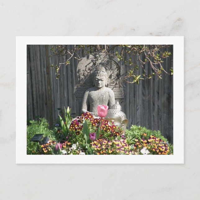Carte Postale Statue de Bouddha (Devant)