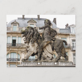 Carte Postale Statue de Bruxelles