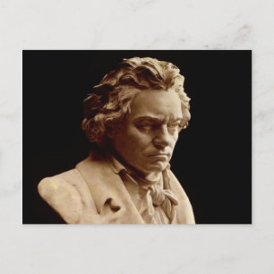 Carte Postale Statue de buste de Beethoven