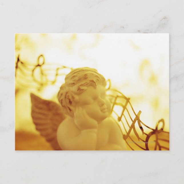 Carte Postale Statue de Cherub (Devant)
