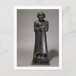 Carte Postale Statue de Gudée, Prince de Lagash, Néo-Sumérien, f