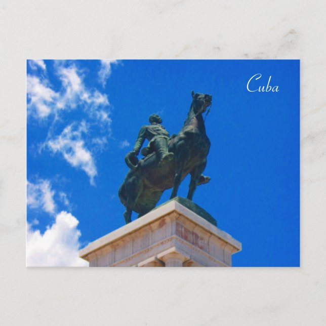 Carte Postale statue de havane (Devant)