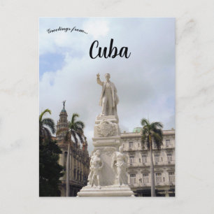 Carte Postale Statue de José Marti à La Havane Cuba