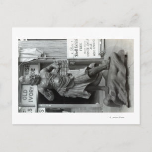 Carte Postale Statue de la Garde du Temple à Pacific Curio Shop,