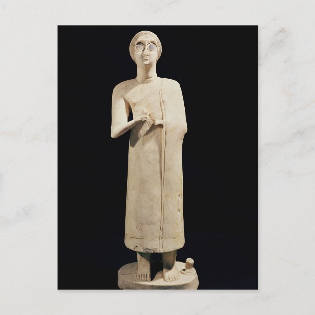 Carte Postale Statue de la Grande Déesse, de Tell Asmar (Devant)