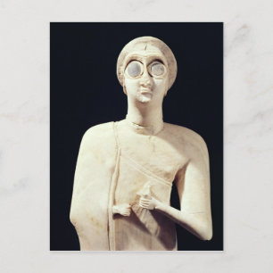 Carte Postale Statue de la Grande Déesse, de Tell Asmar