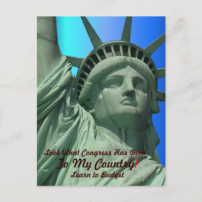 Carte Postale Statue de la Liberté (Devant)