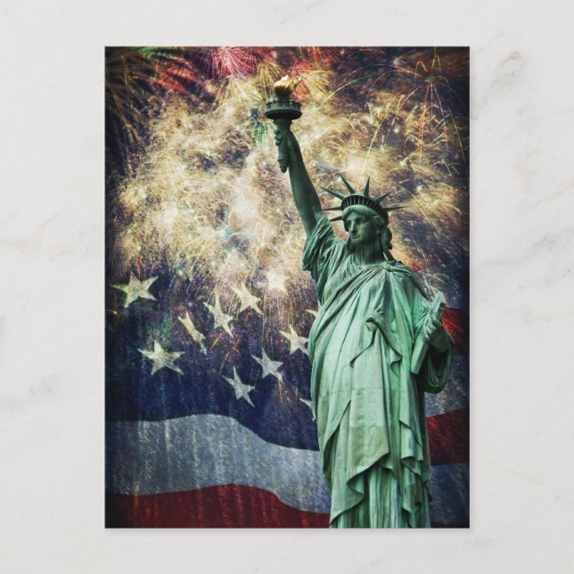 Carte Postale Statue de la Liberté (Devant)