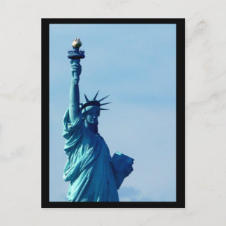 Carte Postale Statue de la Liberté Bleue