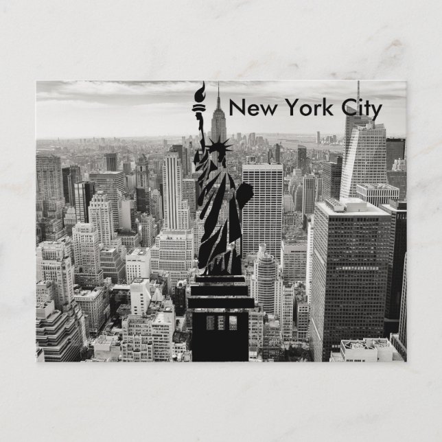 Carte Postale Statue de la Liberté de New York (Devant)