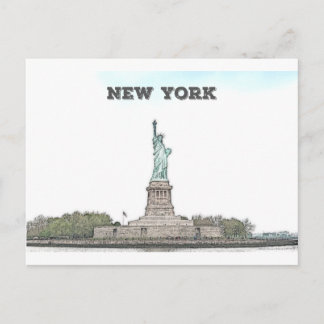 Carte Postale Statue de la Liberté - New York