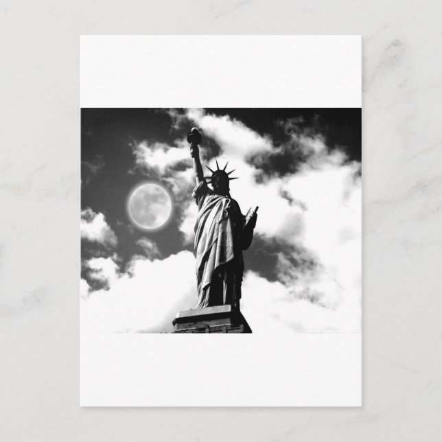 Carte Postale Statue de la Liberté New York (Devant)