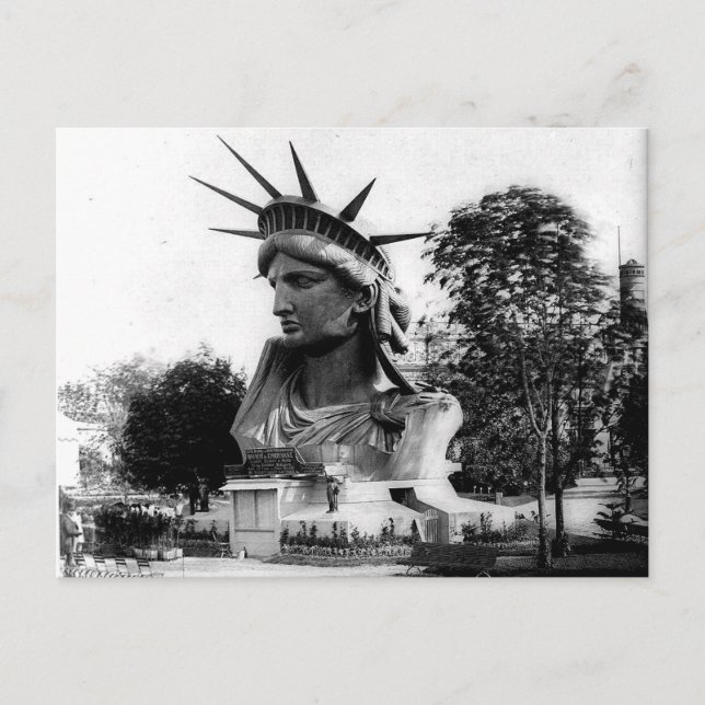 Carte Postale Statue de la Liberté Paris France (Devant)