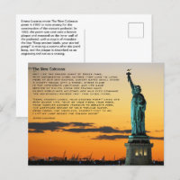 Statue de la Liberté Poème, Le Nouveau Colosse