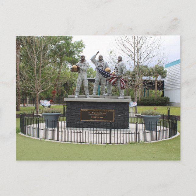 Carte Postale Statue De La Nasa L'Aigle A Atterri (Devant)