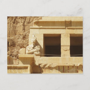 Carte Postale Statue de la reine Hatshepsut, temple Hatshepsut,
