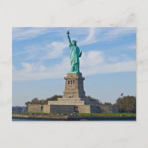 carte postale statue de liberté