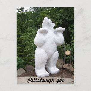 Carte Postale Statue de l'ours polaire