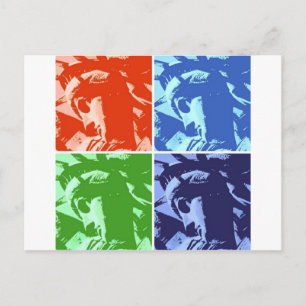 Carte Postale Statue de style pop art de Liberty New York