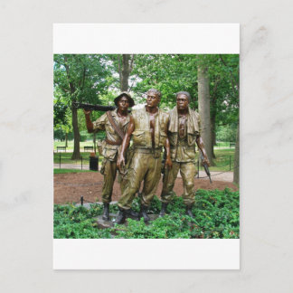 Carte Postale Statue des trois militaires | Soldats du Vietnam