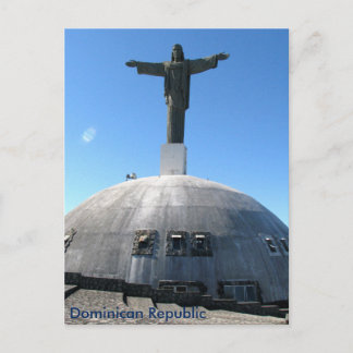 Carte Postale Statue du Christ Rédempteur, République Dominicain