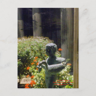 Carte Postale Statue du jardin de Pompéi