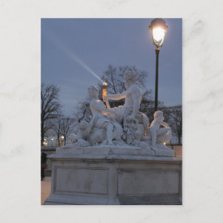 Carte Postale Statue du Jardin des Tuileries, Paris.