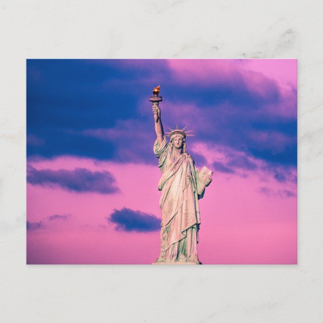 Carte Postale Statue Freiheits (Devant)