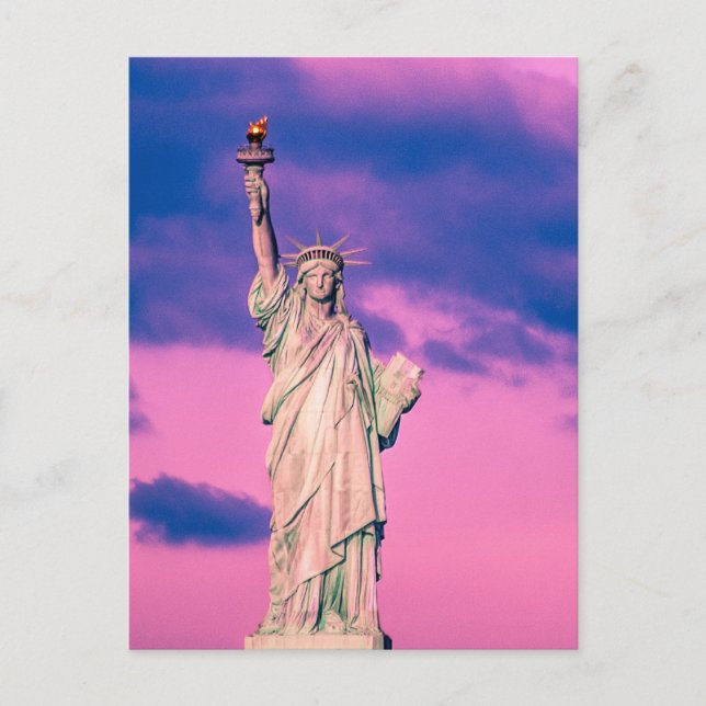 Carte Postale Statue Freiheits (Devant)