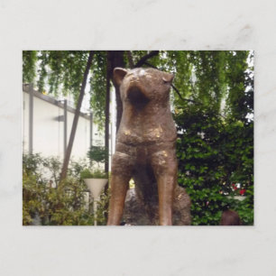 Carte Postale statue hachiko shibuya
