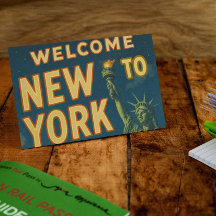 Statue rétro de la Liberté Art Vintage de New York