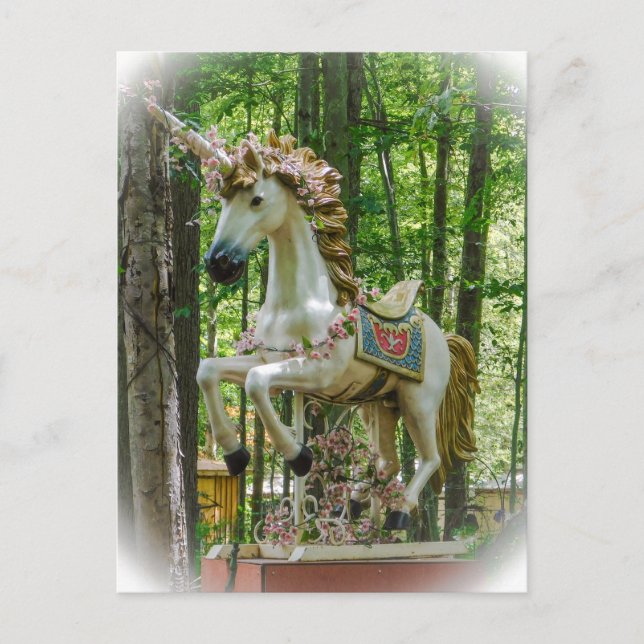 Carte Postale Statue Unicorn (Devant)