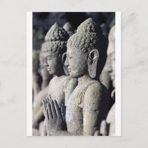 Carte Postale Statues de Bouddha en pierre
