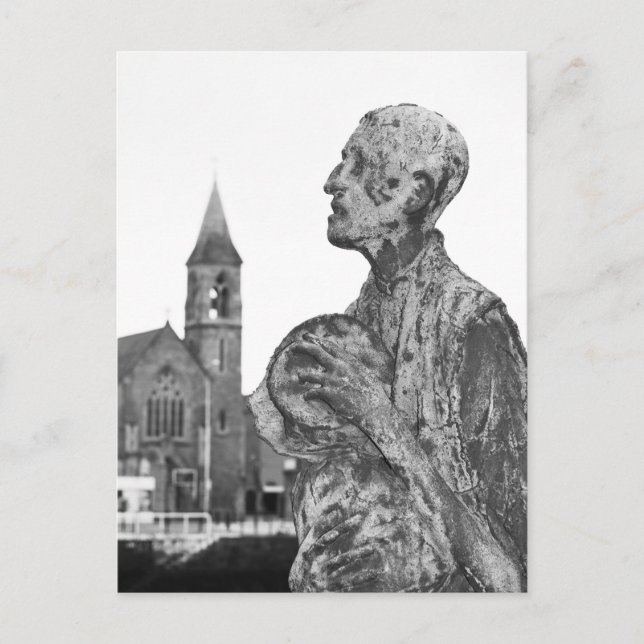 Carte Postale Statues de la Grande Famine d'Irlande à Dublin (Devant)
